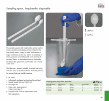 Spoons - dosing and measuring spoons, sample-spoons, spoon spatulas,  sampling spoons detectable - Pumps, samplers, sampling systems, laboratory  equipment - Bürkle GmbH