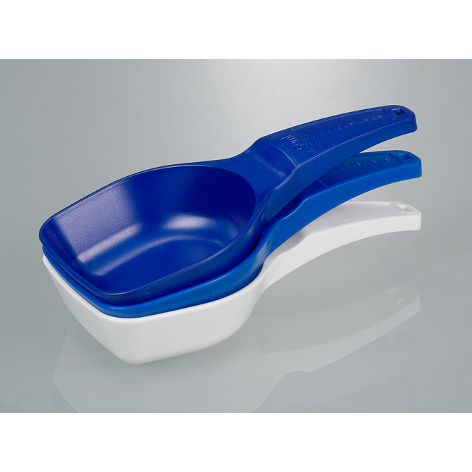 Detectable measuring spoon, blue