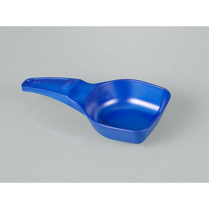 Detectable measuring spoon, blue