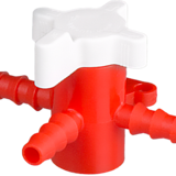 Three-way valves PP/PE