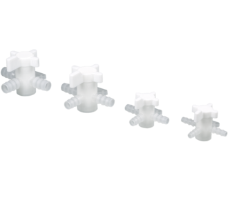 Three-way valves PVDF