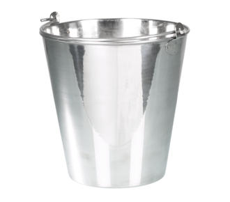 Cubo de acero inoxidable