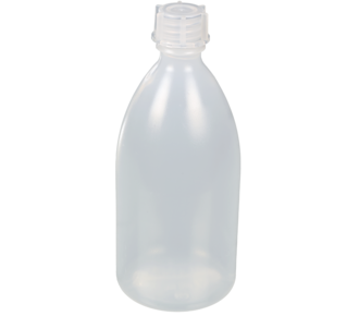 Narrow neck bottles, round