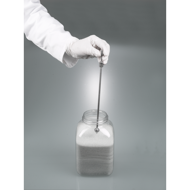 Core drill for clogging bulk solids