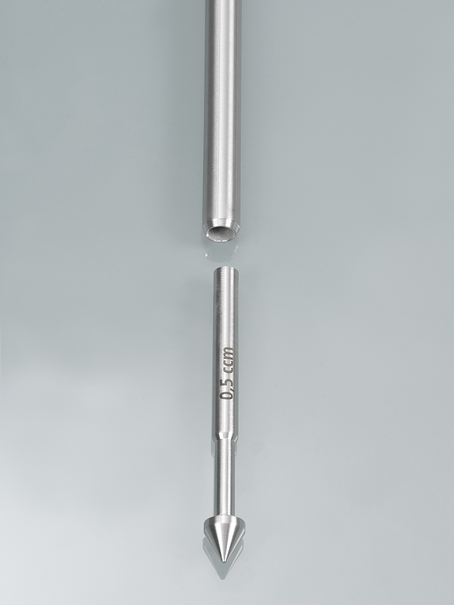 MicroSampler powder sampler for samples 0.2 - 1.0 ml