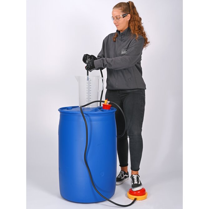 OTAL® foot pump with hose & stopcock 