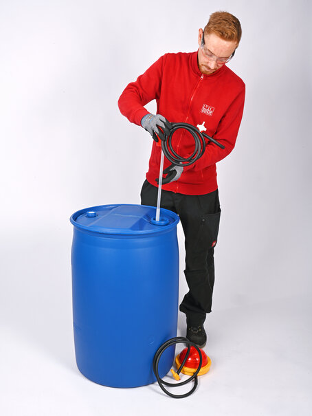 OTAL® foot pump with hose & stopcock 