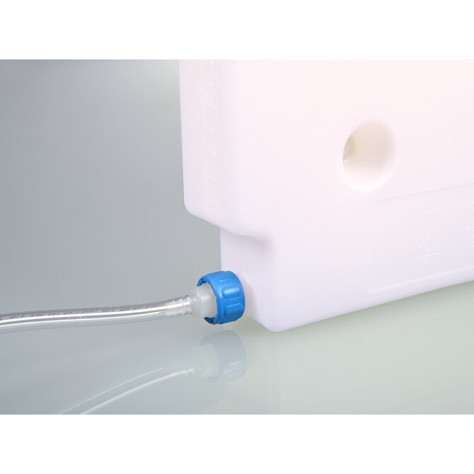 Space saving canister with 3/4" threaded connection