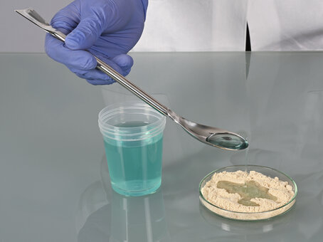 Sample spoon stainless steel