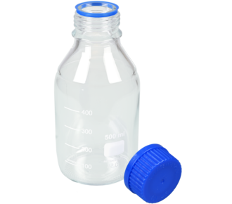 Glass sample bottles