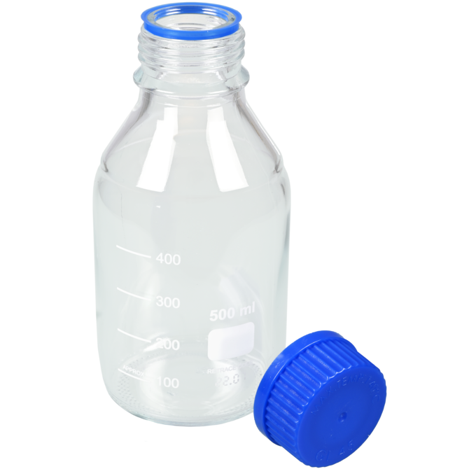 Glass sample bottles