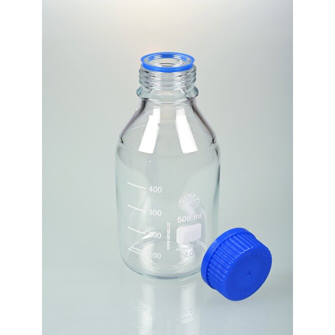 Glass sample bottles