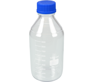 Glass sample bottles