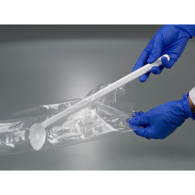 Sampling spoon curved, long handle, disposable Bio