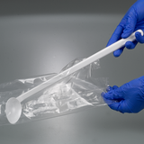 Sampling spoon curved, long handle, disposable Bio