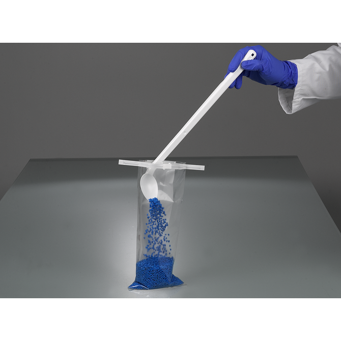 Sampling spoon curved, long handle, disposable Bio