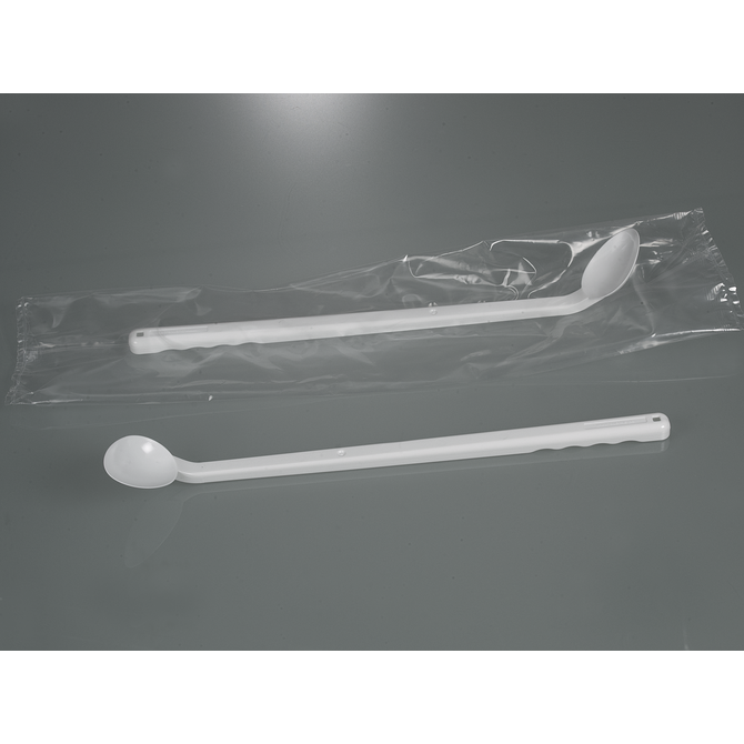 Sampling spoon curved, long handle, disposable Bio