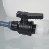 Siphon with stopcock