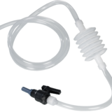 Siphon with stopcock