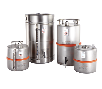 Safety storage container stainless steel with UN approval