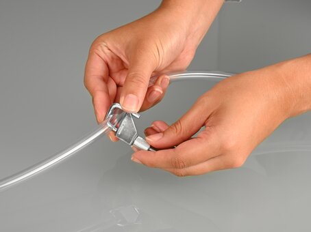 Tubing clamp stop-it metal