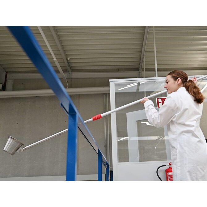 Stainless steel beaker, extended