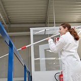 Stainless steel beaker, extended