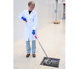 Stainless steel beaker, extended