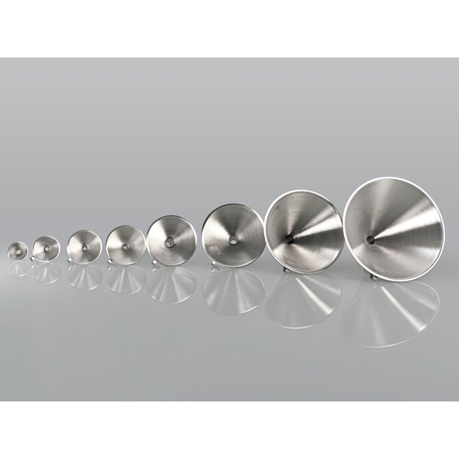 Stainless steel funnel