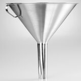 Stainless steel funnel