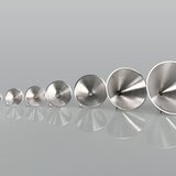 Stainless steel funnel