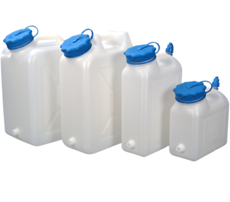 Wide-necked canister with 3/4" threaded connection