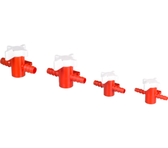 Two-way valves PP/PE