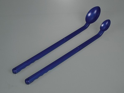 Detectable spoon, long handle, blue, 5 ml & 20 ml (0.17 & 0.68 oz.) 