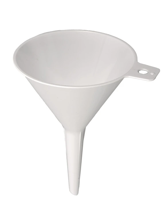 Single-use powder funnel Bio-PE, white, sterile