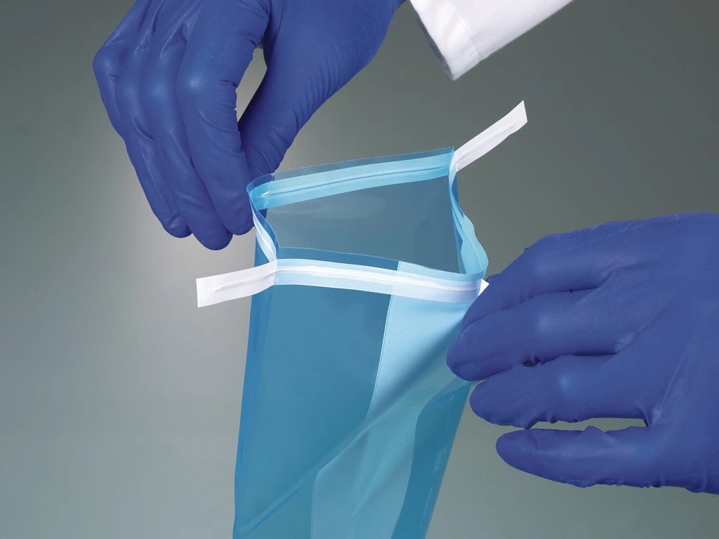 Sample bags with closure, SteriBag StandUp